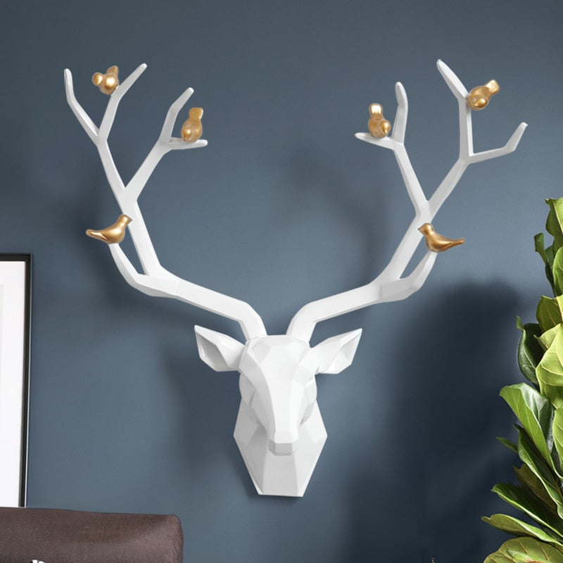 Majestic Deer Antler Sculpture: Decorate Your Wall with a Timeless Tribute to Nature's Grandeur