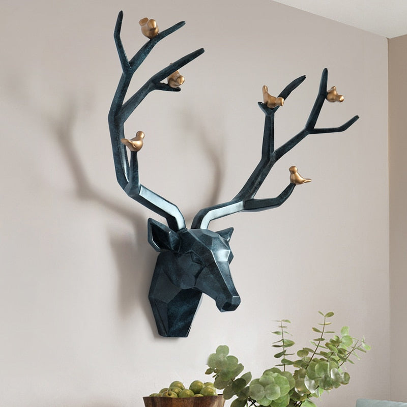 Majestic Deer Antler Sculpture: Decorate Your Wall with a Timeless Tribute to Nature's Grandeur