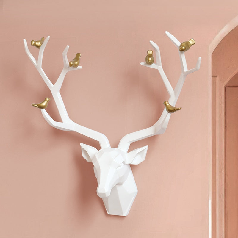 Majestic Deer Antler Sculpture: Decorate Your Wall with a Timeless Tribute to Nature's Grandeur