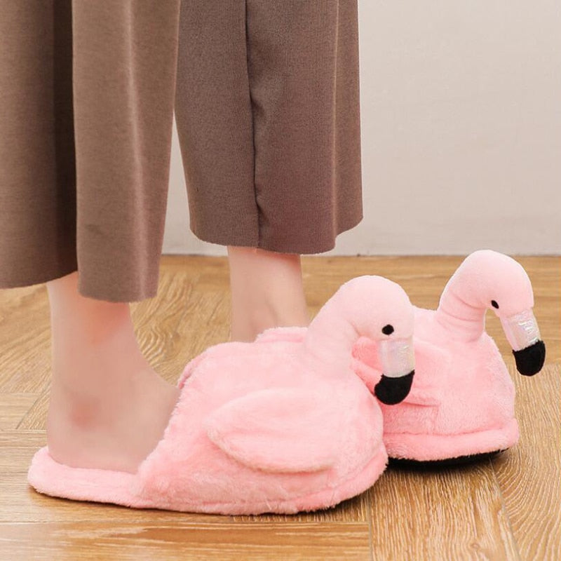 Flamingo Slippers - Step into a World of Comfort