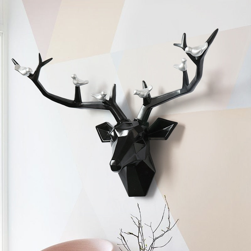Majestic Deer Antler Sculpture: Decorate Your Wall with a Timeless Tribute to Nature's Grandeur
