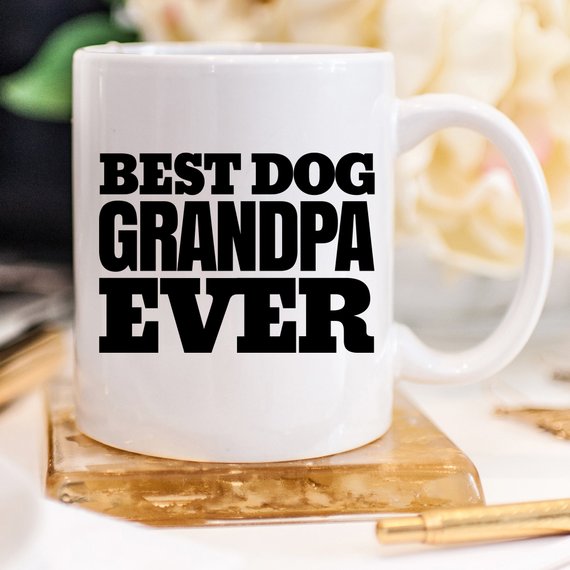 The Perfect Coffee Mug for the Best Dog Grandpa Ever