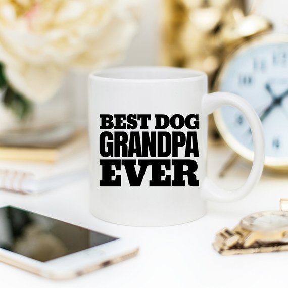 The Perfect Coffee Mug for the Best Dog Grandpa Ever