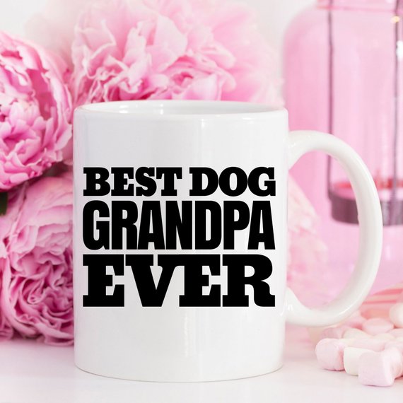 The Perfect Coffee Mug for the Best Dog Grandpa Ever