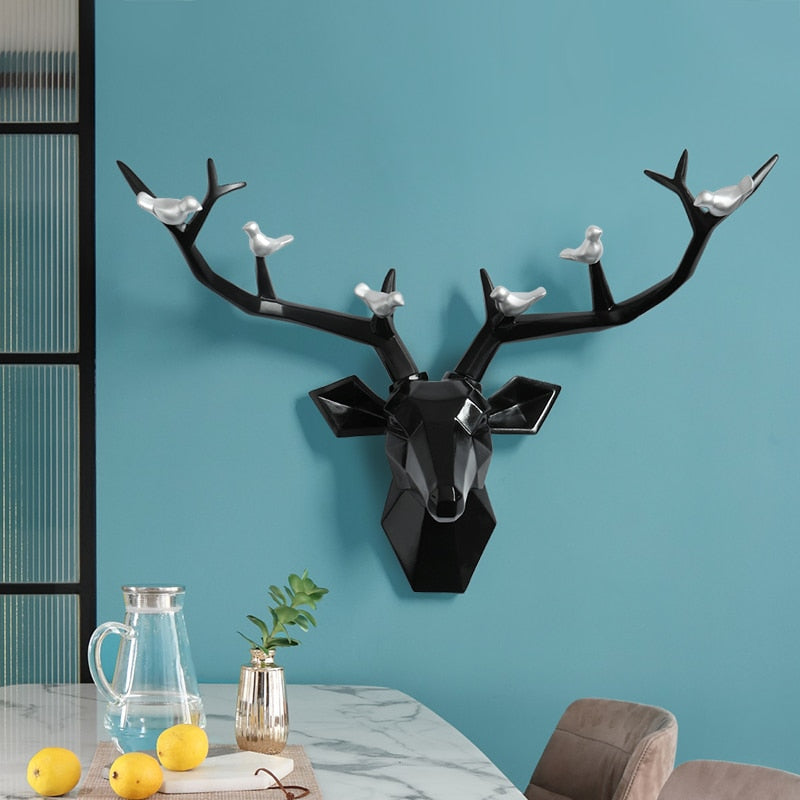 Majestic Deer Antler Sculpture: Decorate Your Wall with a Timeless Tribute to Nature's Grandeur