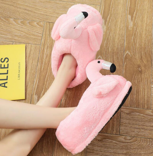 Flamingo Slippers - Step into a World of Comfort