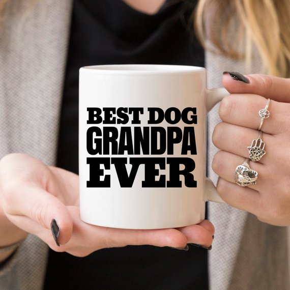 The Perfect Coffee Mug for the Best Dog Grandpa Ever